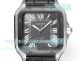 THB Factory Copy Santos De Cartier 39.8mm Grey Dial 9015 Leather Strap Watch (4)_th.jpg